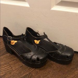Swedish Hasbeen Platform Clogs
